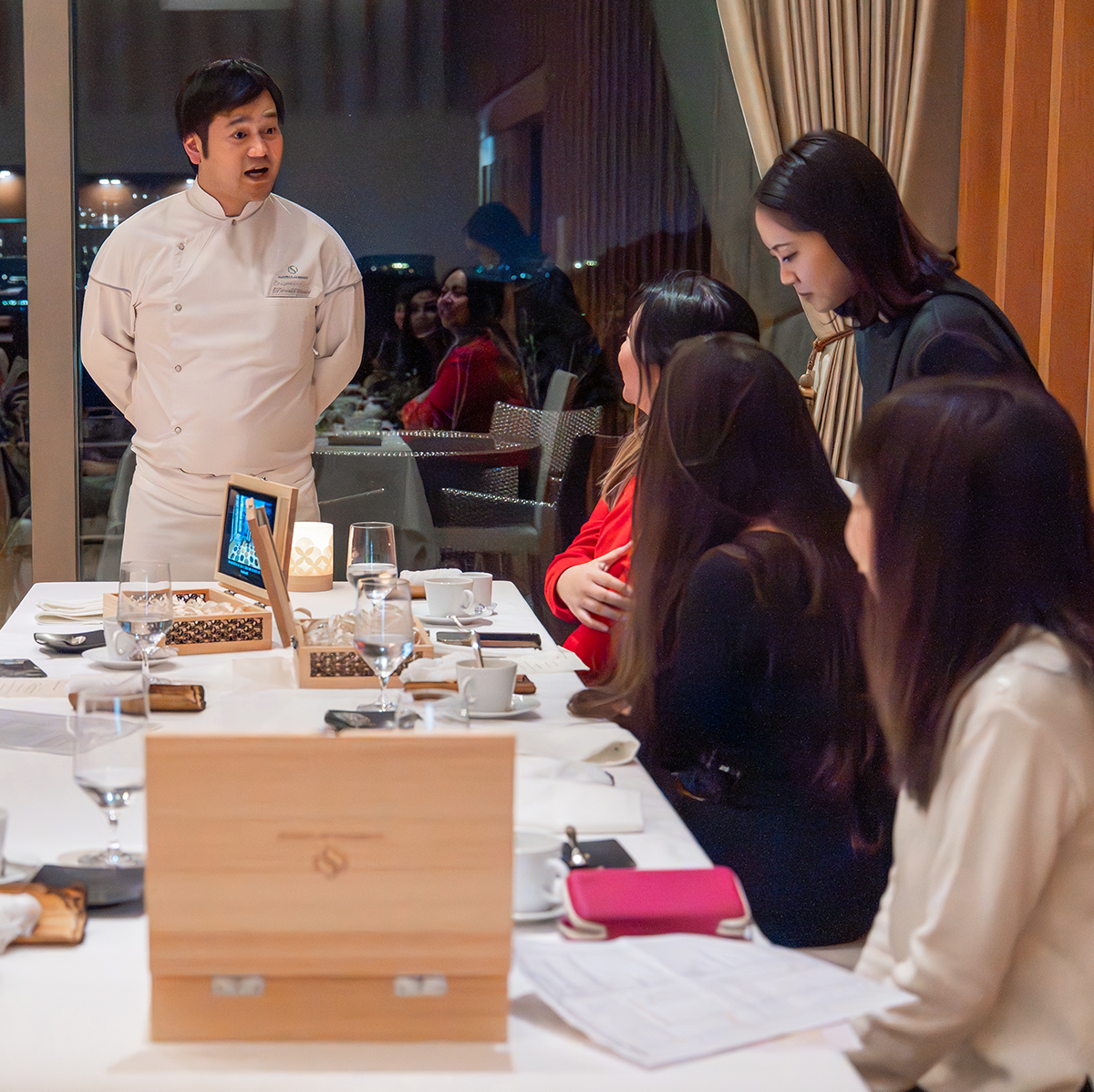 A special dinner menu inspired by the Empress, using local ingredients from Asuka Village
