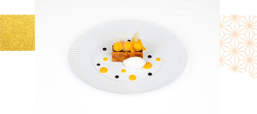 A special dinner menu inspired by the Empress, using local ingredients from Asuka Village