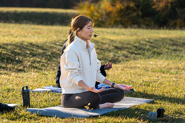 Early Morning Yoga in Asuka