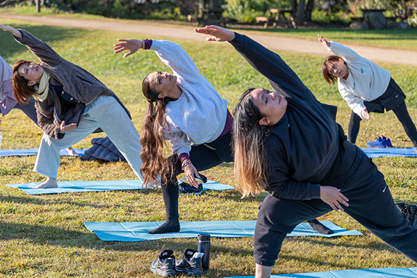 Early Morning Yoga in Asuka