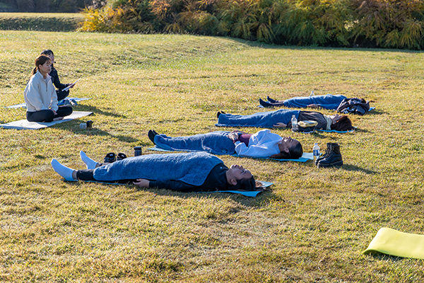 Early Morning Yoga in Asuka