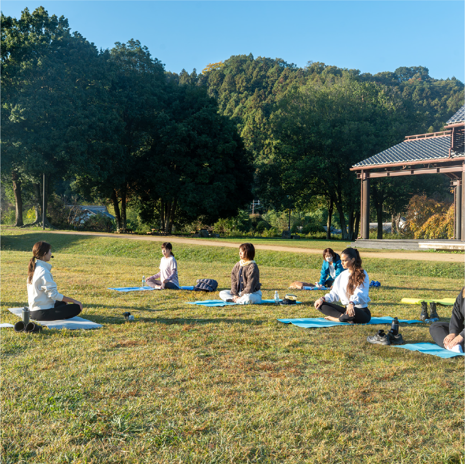 Yoga for mind and body in Asuka