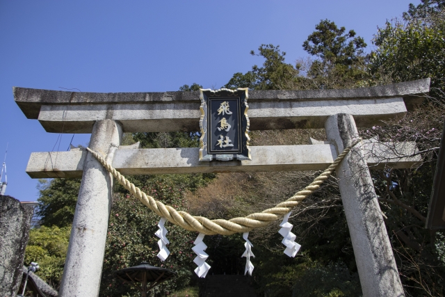 奈良県明日香村の飛鳥坐神社