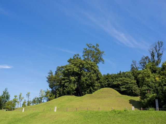 Kitora Tumulus in Asuka Village, Nara Prefecture