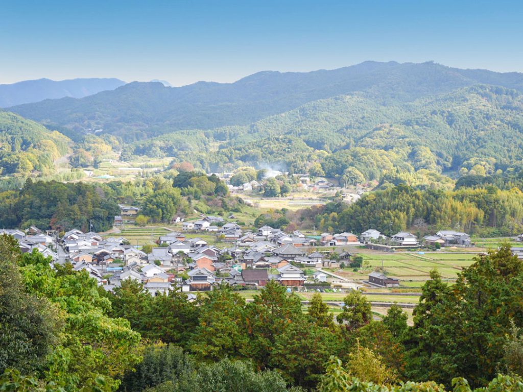 奈良県明日香村の景色