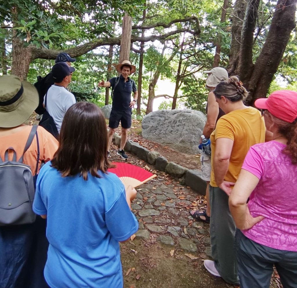 During the guided tour